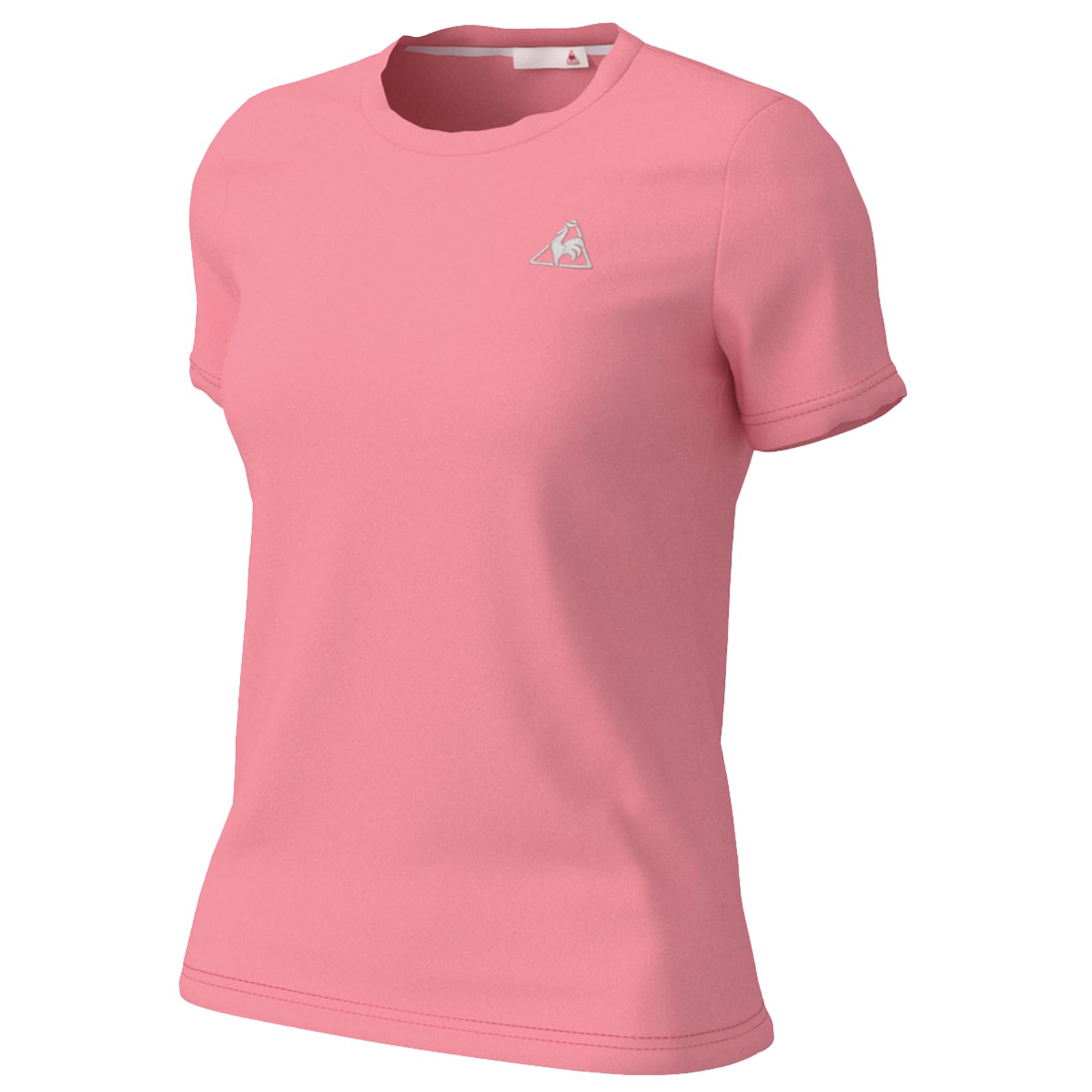 

Coq UV STP S [Le Sportif] Футболка с коротким рукавом, влагоотводящая, быстросохнущая, эластичная, акцент, тренировки, бег, женская, защита, UPF15, (старый