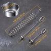 Bird Food Holder Cage Feeder Toy Parrot Stainless Steel Food Bowl Hanging Skewer for Fruit Treat for Lovebird Conure