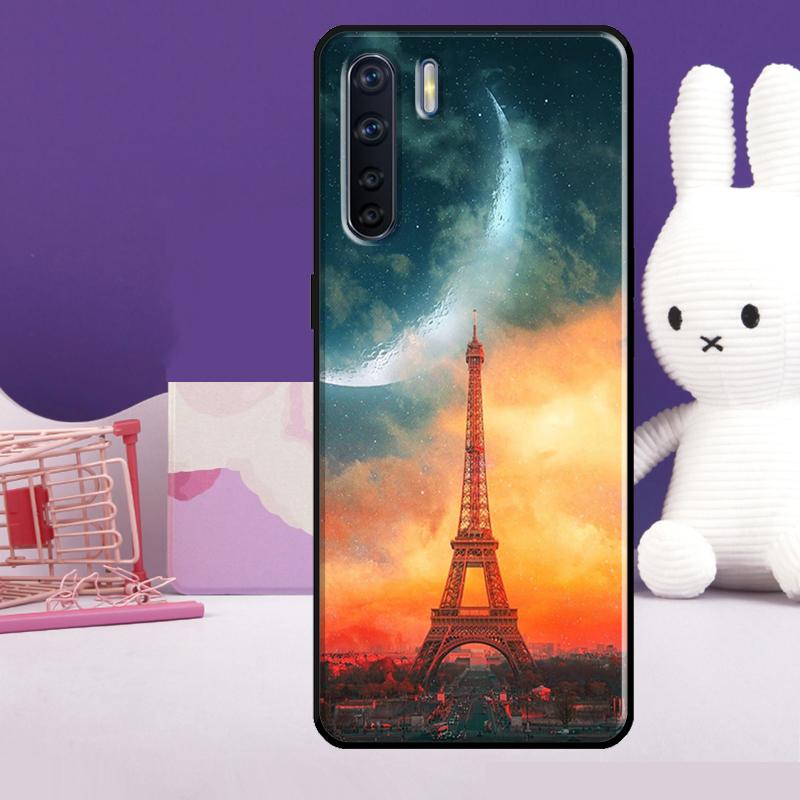 Paris Eiffel Tower France Case For Oppo A60 A80 A40 A77 A57 A17 A74 A54 A94 A78 A98 A18 A38 A58 A96 A76 A16 A15 A5 Pro
