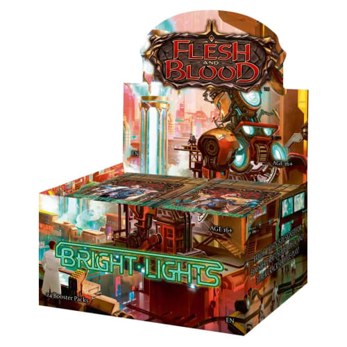 Legend Story Studios Flesh & Blood TCG Brights Lights Booster Box Display