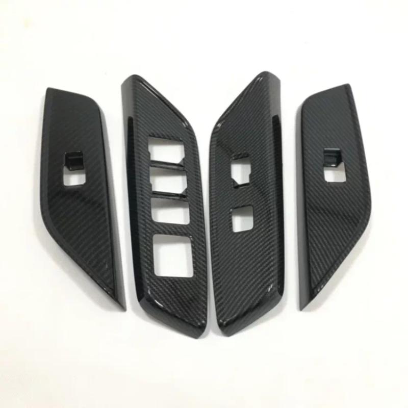 Carbon Fiber Pattern Interior Modification Gear Frame For Lexus ES 2018-2022 Trend Decoration Window Switch Panel Accessories