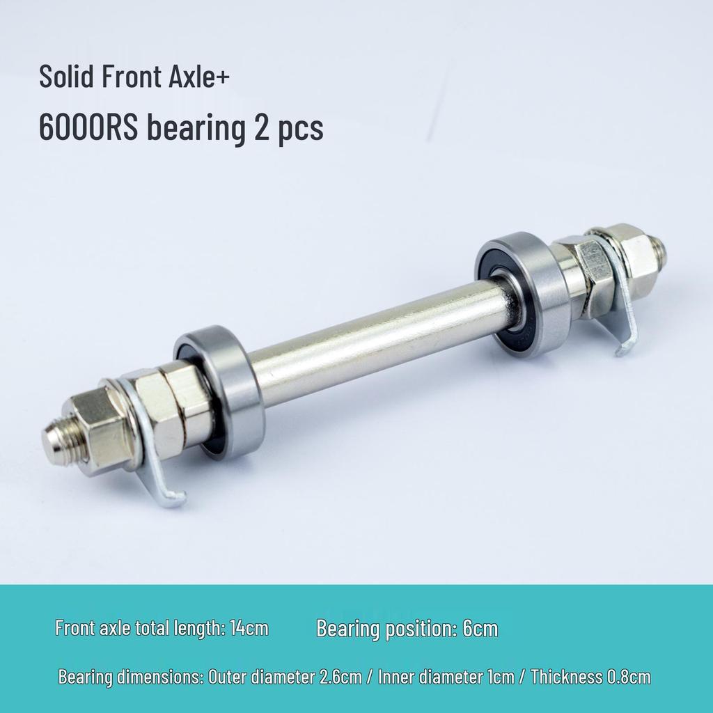 Mountain Bike Ball Bearing Conversion Kit for Front and Rear Axles (6000RS, 6200RS)