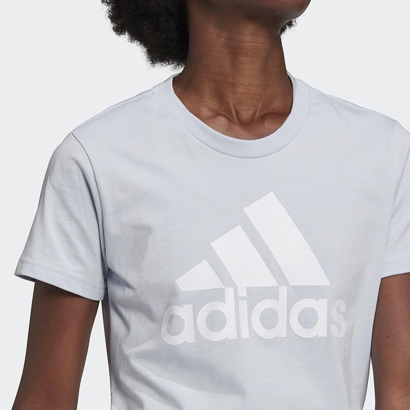 adidas Women's Essentials Logo Tee Blue Unisex GV4029
