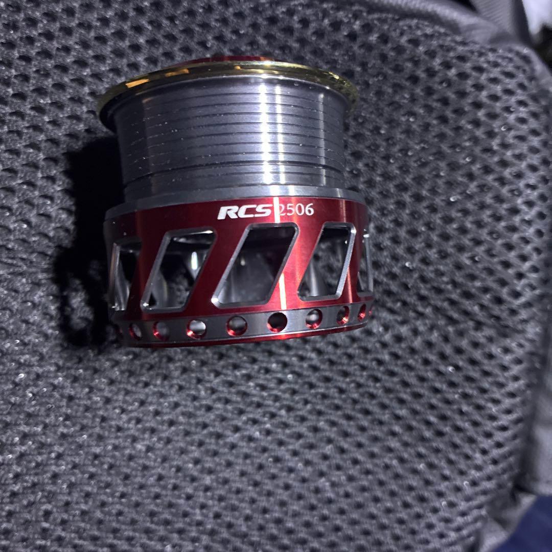 Used Rare item RCS 2506 spool spinning reel parts red