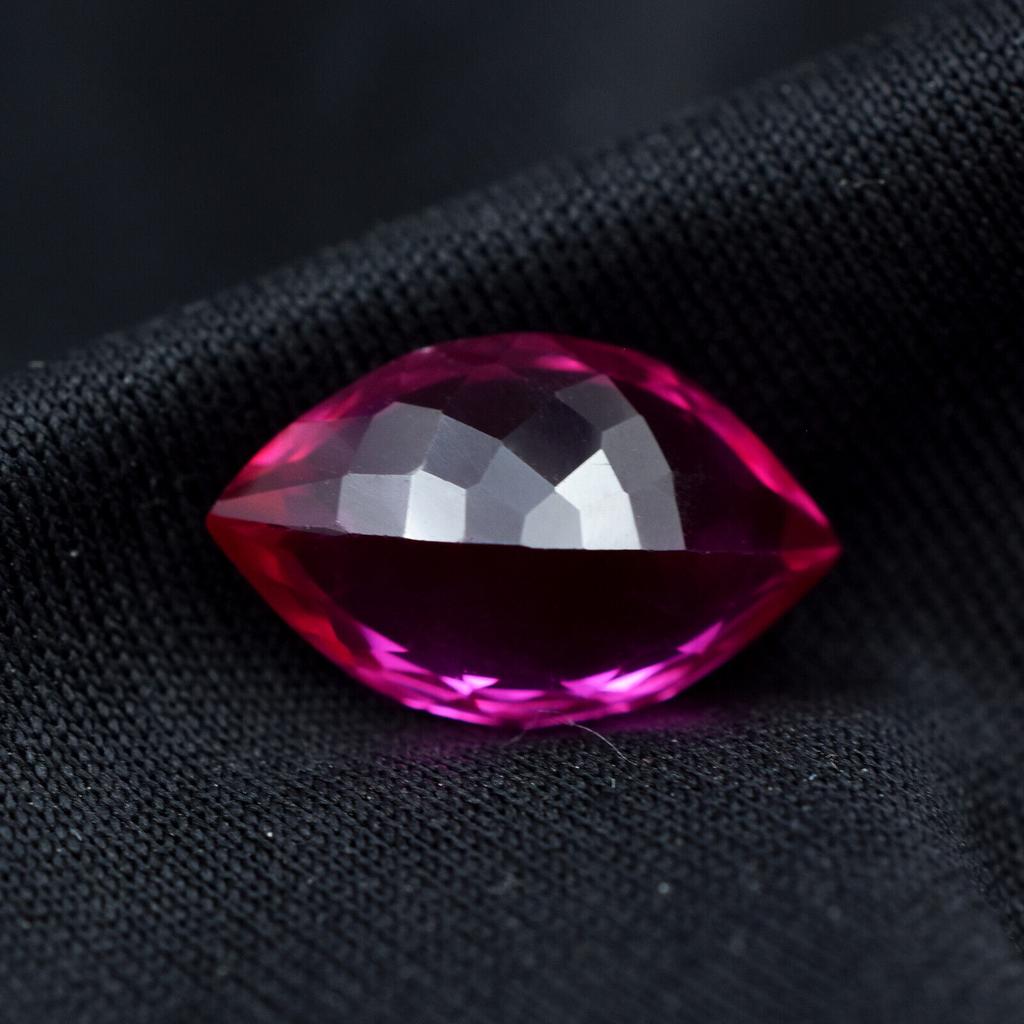 Natural 6.90 Ct Ruby Pink Marquise Shape   Loose Gemstone
