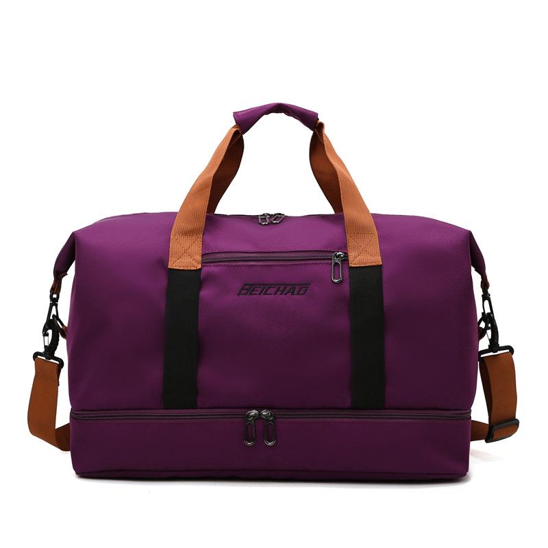 Fitness Travel Bag: Wet/Dry Separation, Large Capacity with Shoe Compartment, Perfect for Yoga and Short Trips