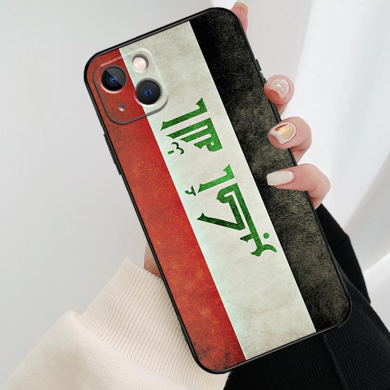 Iraqi Iraq National Flag Phone Case For iPhone 17 Pro Max 14 13 12 11 15 16 Pro Max mini 15 16 Plus 16e 17 Air Cover