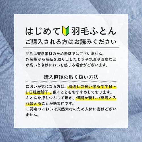 Showa Nishikawa Down Comforter, Made In Japan, 85% White Duck Down, 1.2kg, Plenty of Down, 350 Down Power, Winter Comforter, 3D Quilting, Single/Long,