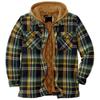 US Casual Mens Winter Shirt Fur Lined Lumberjack Flannel Work Jacket Warm Thick