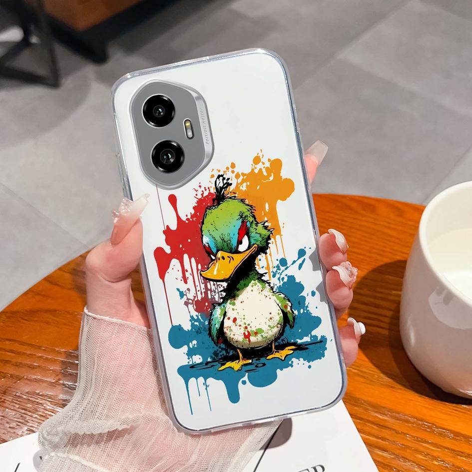 Silicone Soft TPU For Huawei Honor 300 Pro 70 200 Lite X5B Plus X6 X6B X6S X8 Back Cover Fashion Pink Bow Tie Pattern Transparent Anti Slip For Huawei