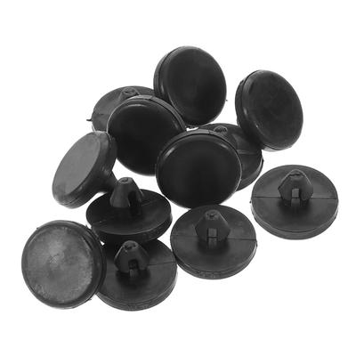 LEDmomo 12pcs Clutch Pedal Stopper Pad Brake Pedal Switch Stopper for Vehicle Easy Installation Durable Plastic