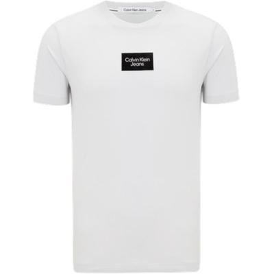 Letter Print Slim Fit Crew Neck T-Shirt Men T-Shirts Gray White J322756-PSX