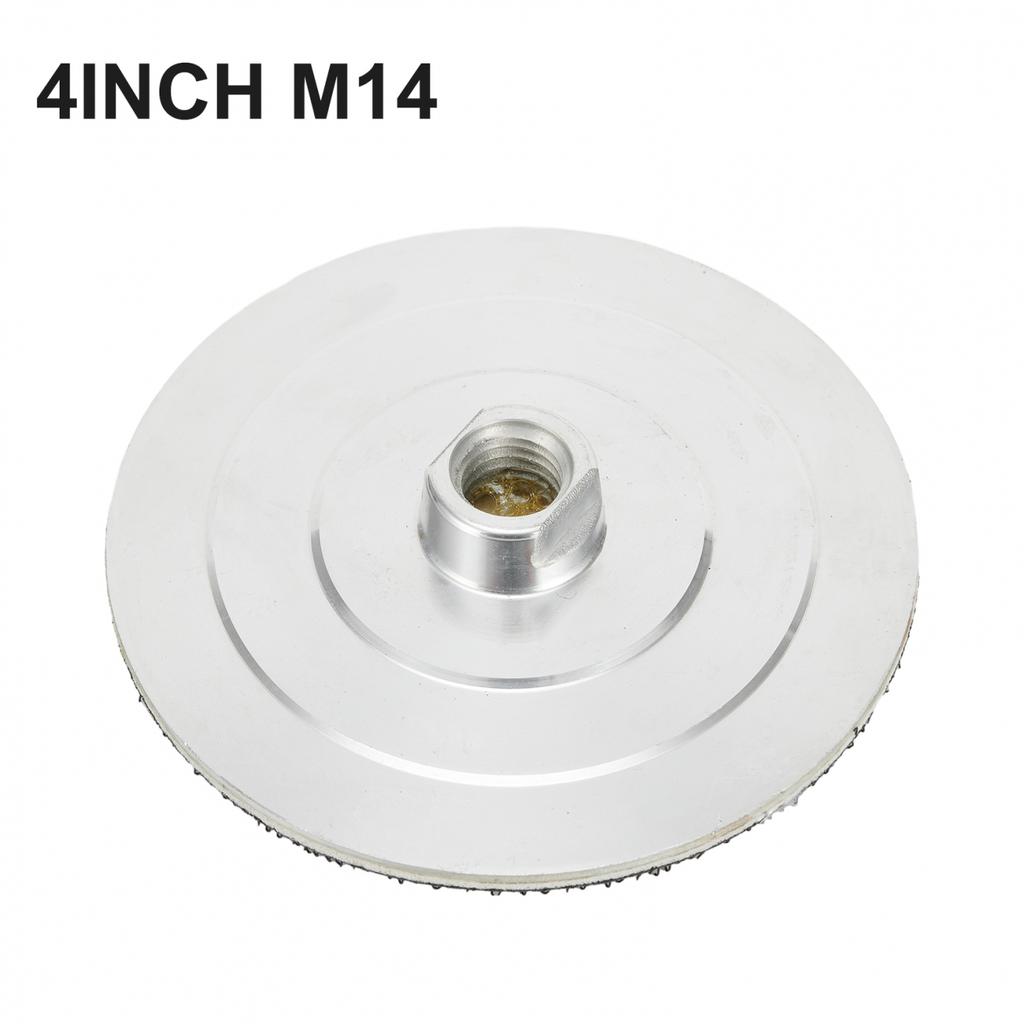 4inch Backer Pad Diamond Polishing Pad Aluminum Base Backing Holder M14 M10 M16