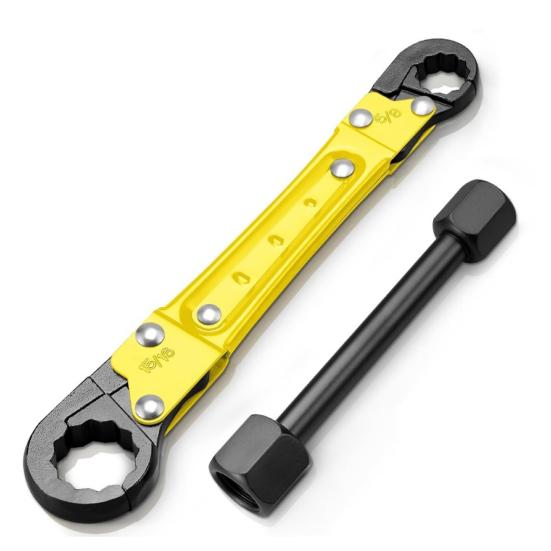 Adjustable Wrench Professional Plumber Tool Durable Construction Multipurpose Easy To Use Compression Angle Stop Wrench Kit