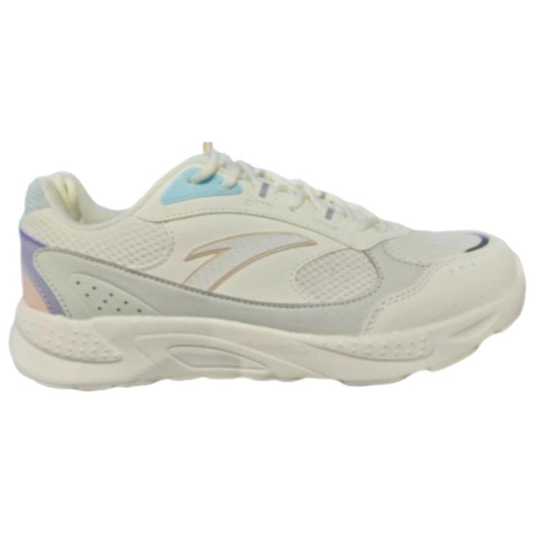 Anta Gravity Comfortable Trendy Shock Absorbing Wear Resistant Low Top Casual Shoes Women Sneaker White 122528812-6