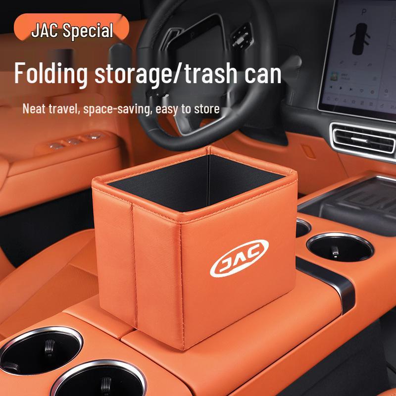 Folding Trash Can & Storage Organizer for JAC HFE M4/PHEV/A5PLUS/X8 Refine M3 Car