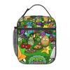 Pojemniki na lunch Rośliny kontra Zombie warzywa Merch Przechowywanie Pudełko na żywność Nowość Cooler Termiczny Lunchbox do szkoły