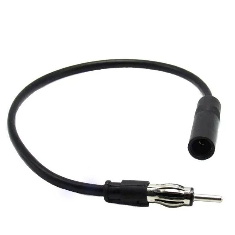 Car Radio Antenna Extension Cable 35cm 13inch Car FM AM Radio Car Antenna Extension Cable Cord DIN Plug Connector Coaxial Cable