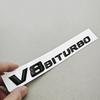 1Pc 3D ABS Chrome Logo Car Fender Side Badge Sticker Rear Trunk Emblem Decal