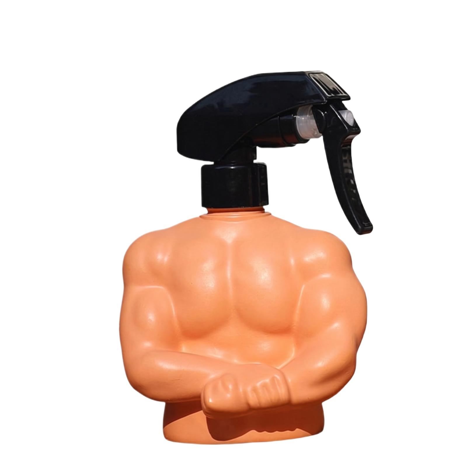 

Creative Muscle Man Watering Can Decorative Home Garden Indoor Outdoor Water Sprayer Functional Sculpture Design Unique Gift Idea one size чёрный