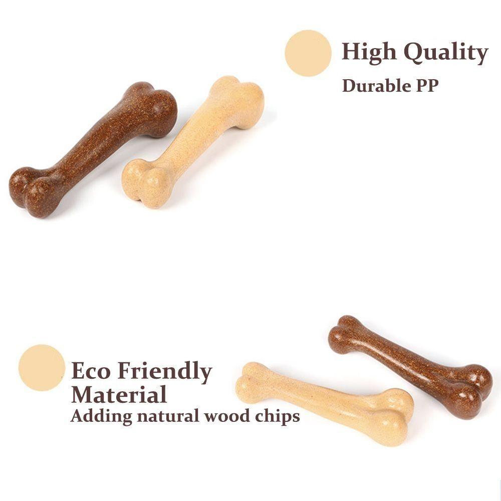 Non-Toxic Dental Cleaning Toys Cute Bone Shape Molar Teeth Clean Stick  Small Large Dogs