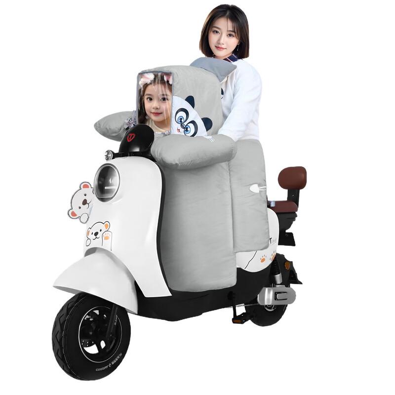 Kids & Parent Electric Bicycle Windproof Quilt