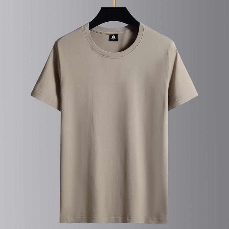 Lässiges Herren-T-Shirt mit Rundhalsausschnitt und kurzen Ärmeln – leicht, einfarbig, trendig und vielseitig für den Sommer