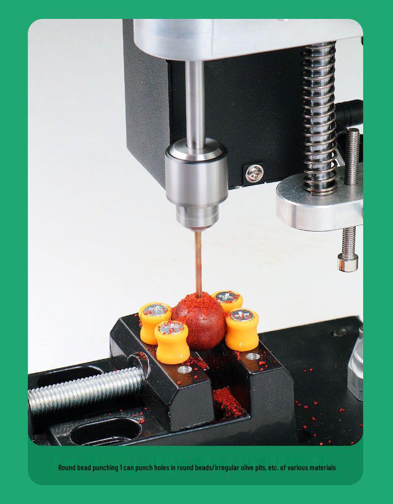 Mini-Bohrständer mit variabler Drehzahl: Kompakte Gleichstrom-Elektrobohrmaschine für präzise Bohrungen zu Hause.
