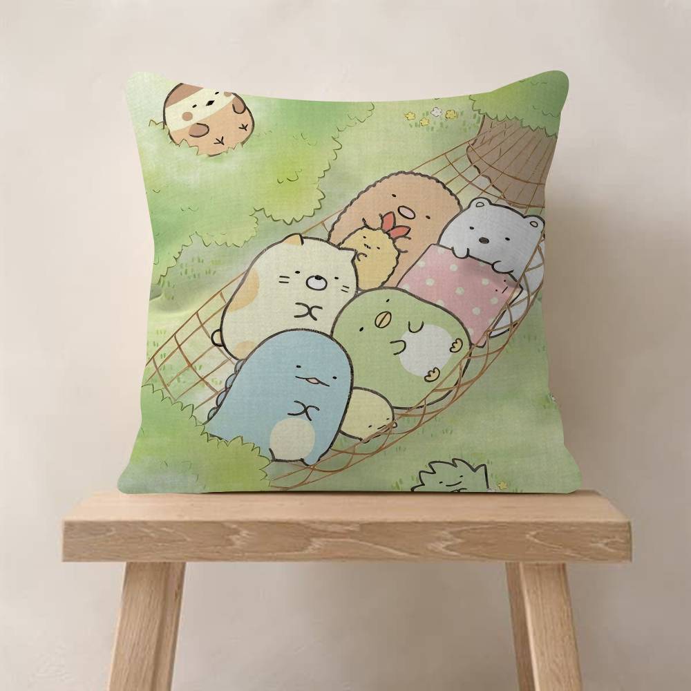 Cartoon Sumikko Gurashi Cool Cushion Cover x Polyester Sofa Cushions Decorative Throw Pillows Home Decoration Pillowcover
