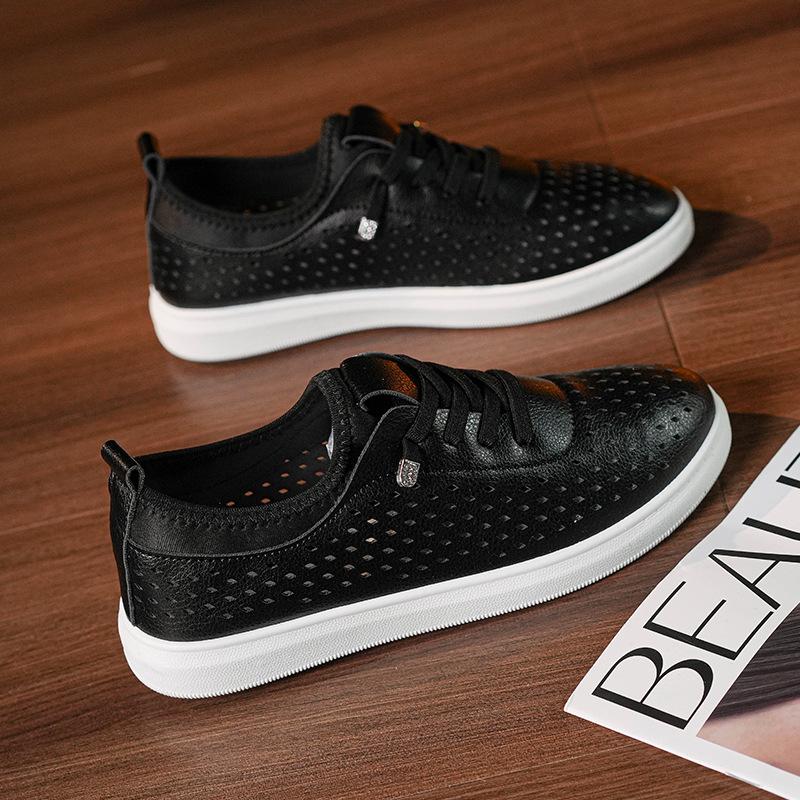 Women'S Casual Flat Tennis Shoes,Women'S Skateboard Shoes, Women'S Casual Sneakers with Hollowed-Out Minimalist Fashion