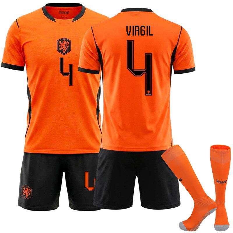 Neue Saison Niederlande Trikot #4 Virgil