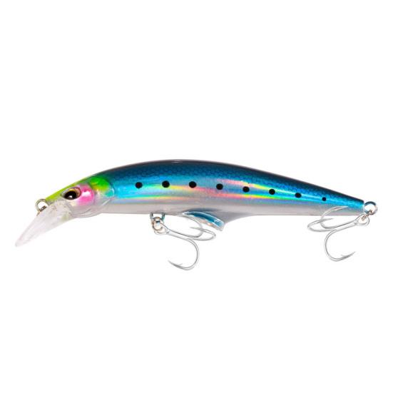Fishing Bait Hard Lure with Treble Hook Realistic Looking 3D Eyes Bright Color Portable Mini Artificial Lure Fake Bait