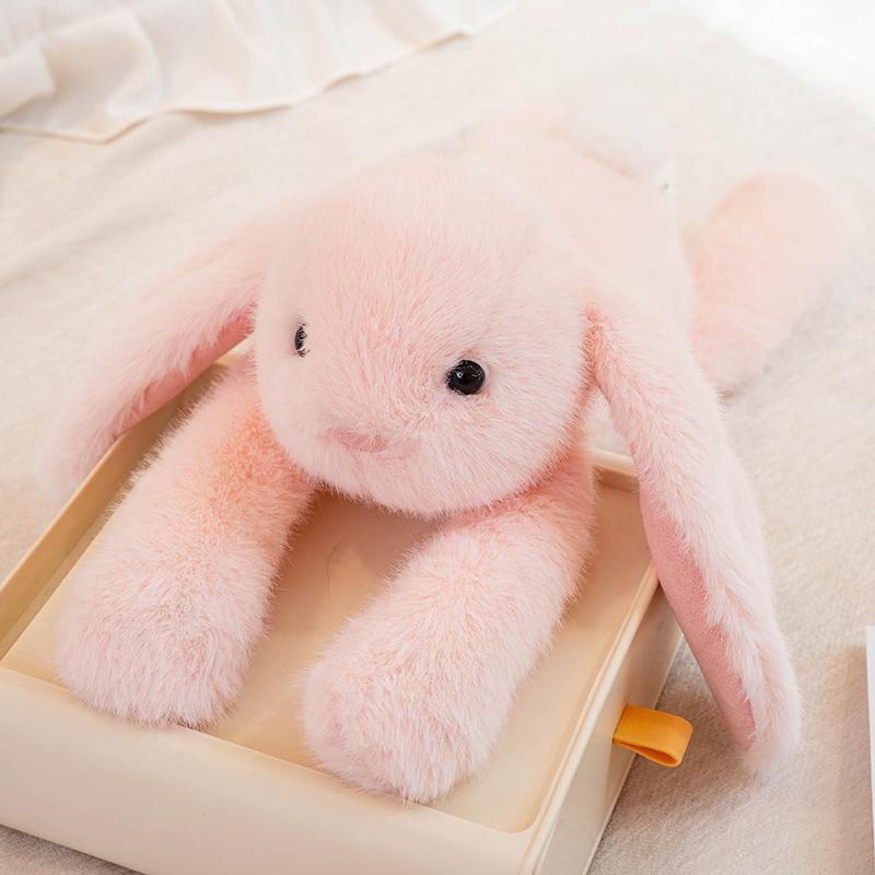 45cm Very Soft Rabbit Plushies Cuddly Stuffed Bunny Rabbit Plush Toy Throw Doll Birthday Gifts Girl Child