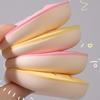 Set of 10 Powder Puff Sponge Portable Design for Natural Makeup Finish Daily Use