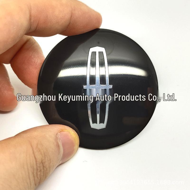 

Lincoln Hubcap Decorative Metal Stickers for Car Modification - 56mm & 65mm Tire Center Diameter 56.5mm