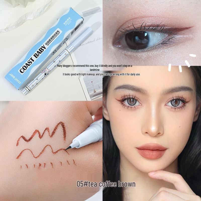 

COAST BABY Водостойкая гладкая подводка-карандаш - Не размазывается, Не тускнеет, Идеальна для начинающих, Косметические родинки 400mg