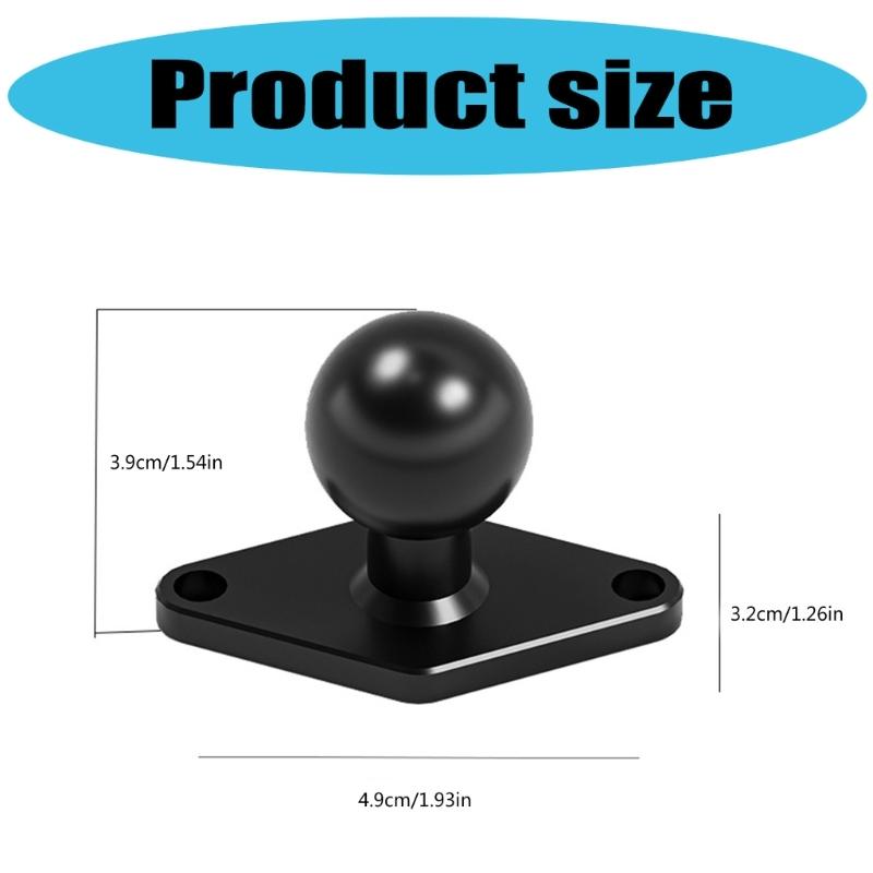 Motorcycle Ball Head System 1In Ball Head for Mount Gimbals Hollow Ball Head Adapter Accessory Easy Installation