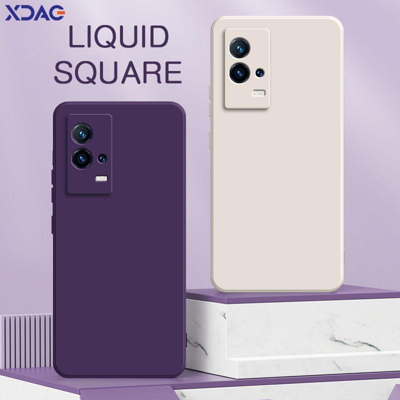 

Квадратный жидкий силиконовый чехол для телефона VIVO iQOO 9 Pro SE 9T 5G мягкий защитный противоударный чехол для камеры iQOO9 9Pro 9SE T