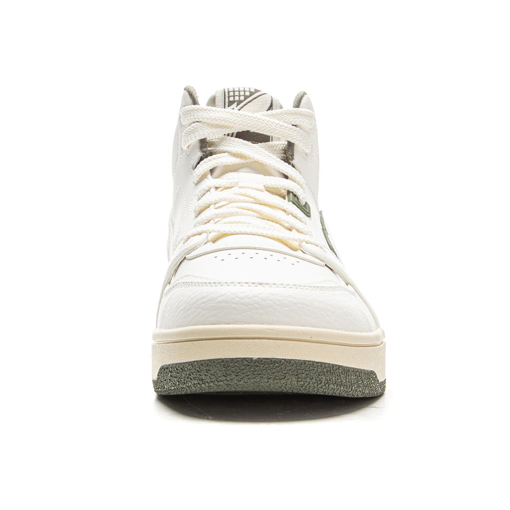 Li Ning Tianji HI Coverage Slip Resistant Cushioning Abrasion Resistant Mid Top Skateboard Shoes Men's Green AGCV339-1
