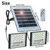 300W LED Solar Street Lights Outdoor Flood Lamps Waterproof Spotlight Emergency Lighting Dusk To Dawn Wall Light For Yard Garden
