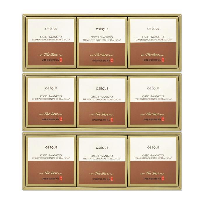 

OSEQUE Five-Colored Yellow Clay Fermented Herbal Soap 100g x 9/mjc (42297233)