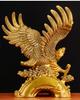 Grand Vision Eagle Figurine: Wealth & Prosperity Décor for Living Room, TV Stand, or Desk—Ideal for Housewarming and Company Celebrations