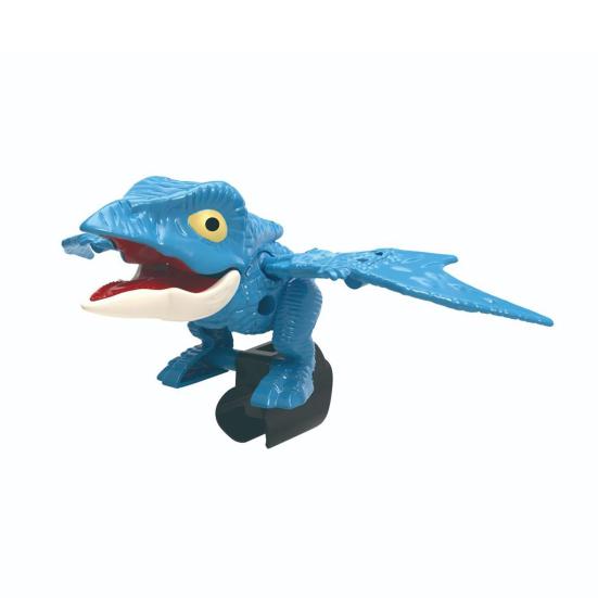 3 Pcs Dinosaur Action Figures with Movable Mouths Funny Finger Dino Toys for Kids Dinosaur Figure Chomp Toy Gifts for Halloween Easter Christmas