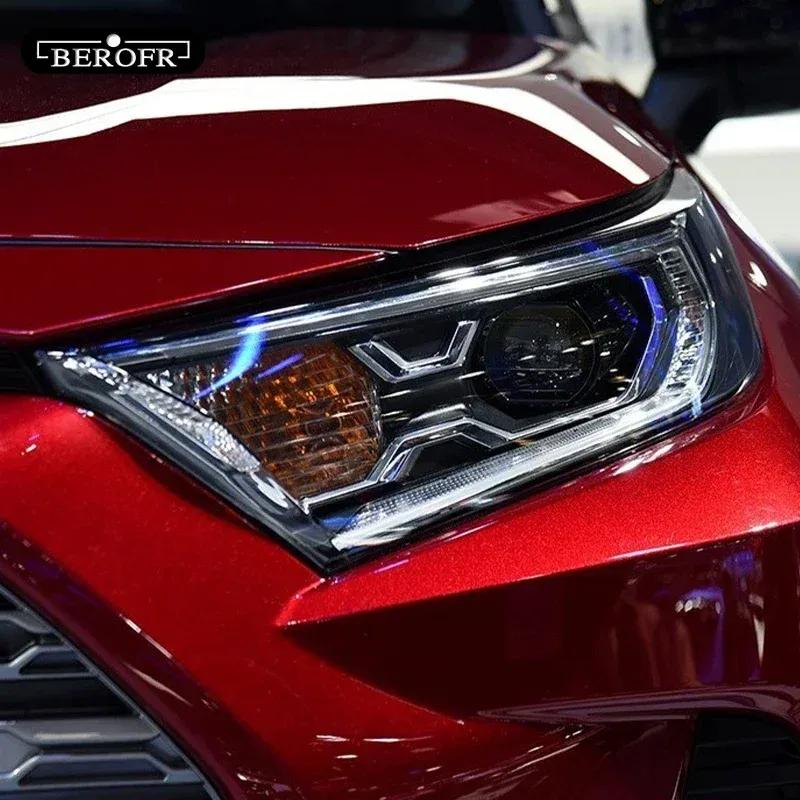 For Toyota RAV4   XA50 Car Headlight Tint Black Protective Film Protection Transparent TPU Sticker Accessories