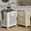 Foldable Laundry Basket: Large Capacity Storage for Clothes, Bathroom Use