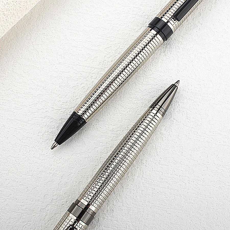 Gitter Metallkugelschreiber 0,7 mm Standardspitze geschmeidiger Stift für Kalligraphie Schreiben & Unterschrift Geschenkstift