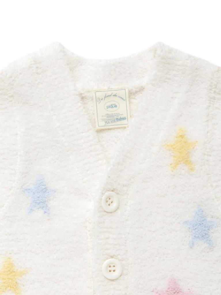 Gelato Pique BABY Airy Moco Colorful Star Vest PBNT259163 OWHT 80