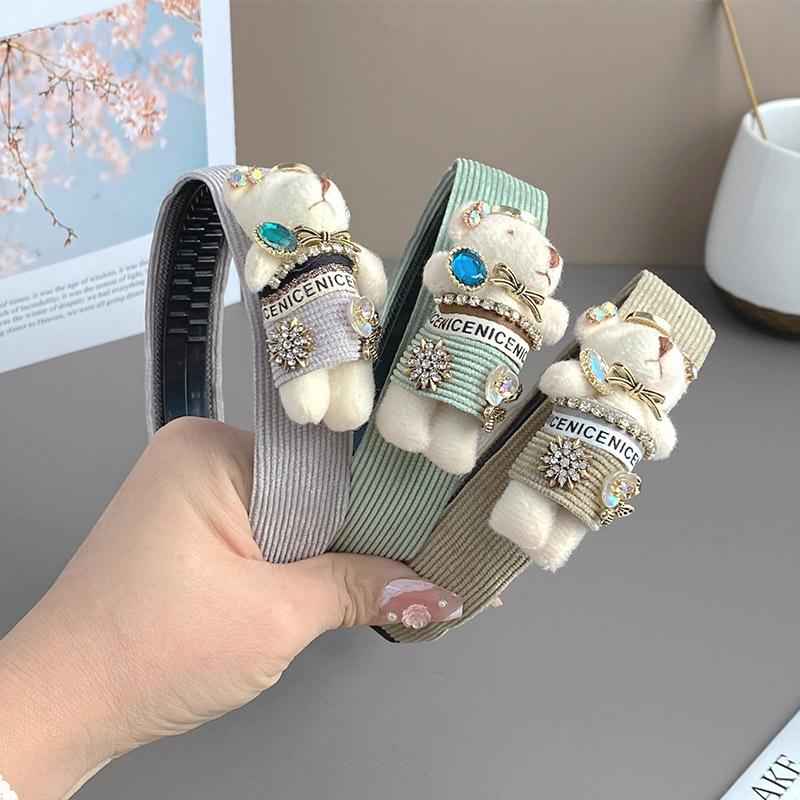 Style Headbands Cute Sweet Little Bear Minimalist Womens Hair Accessories