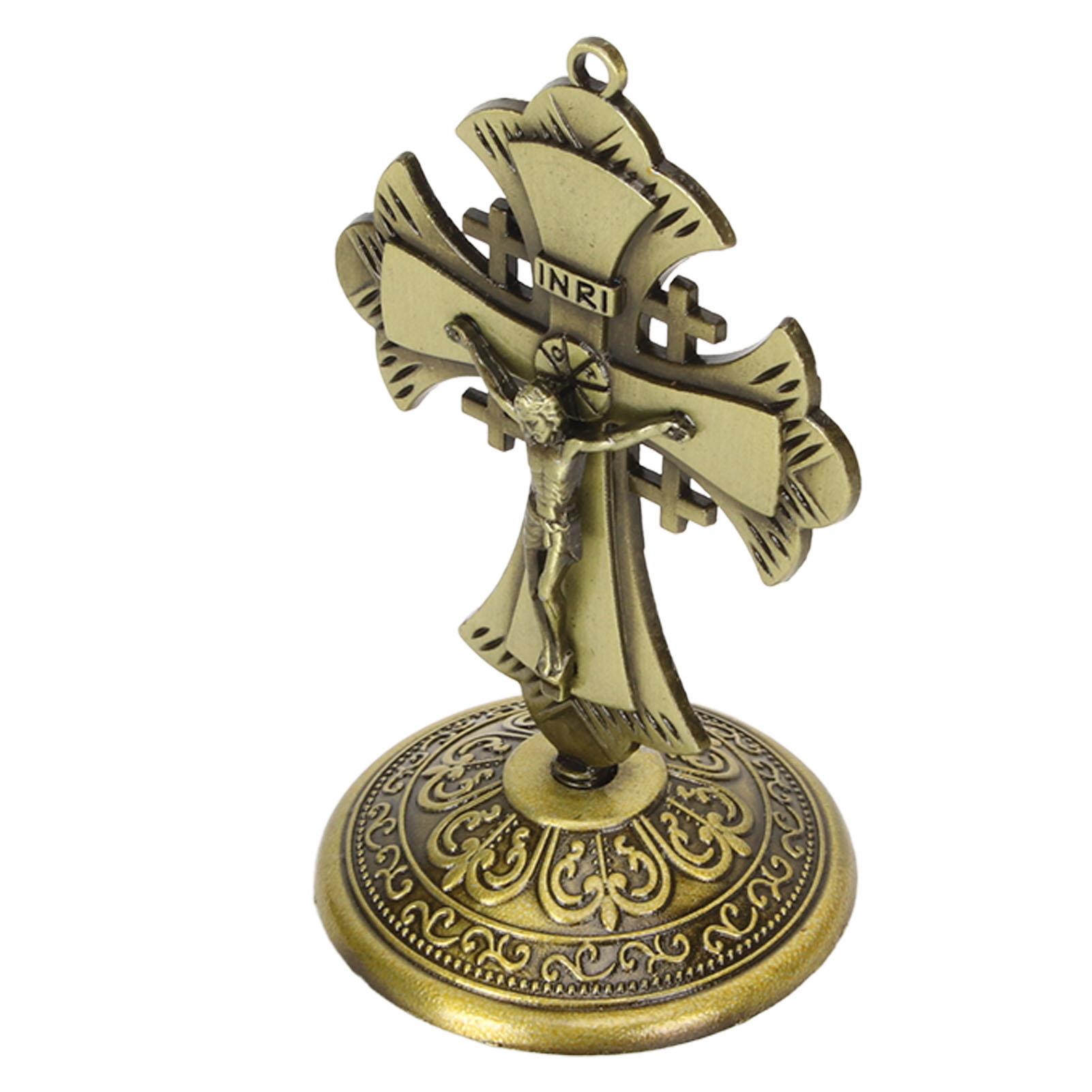 

Золотой орнамент распятия сплав нержавеющий крест и распятие коллекция антикварный автомобиль распятие