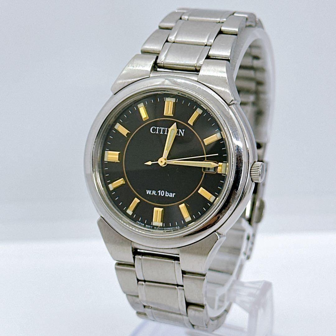 Citizen Radio Solar Men s Watch Eco Drive Date Black Good Operation